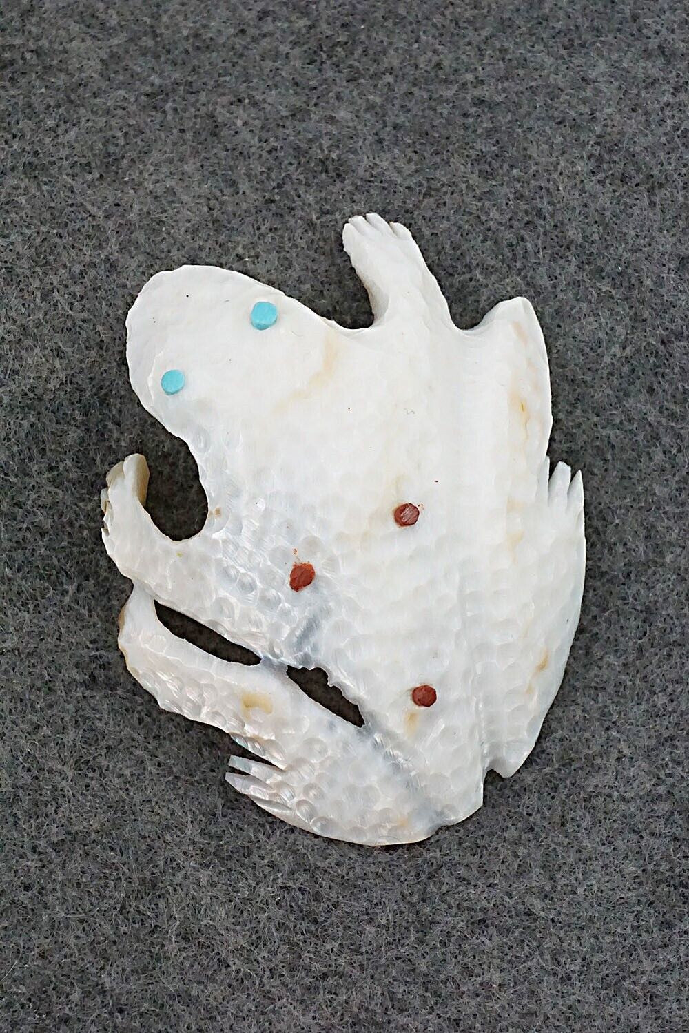 Frog Zuni Fetish Carving - Tyrone Poncho