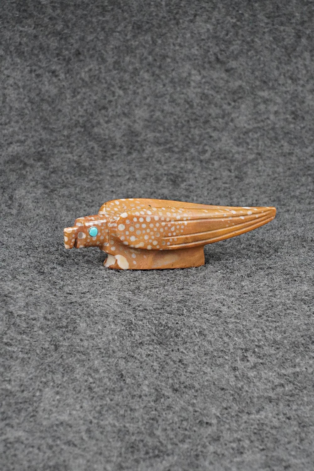 Eagle Zuni Fetish Carving - Ronnie Lunasee