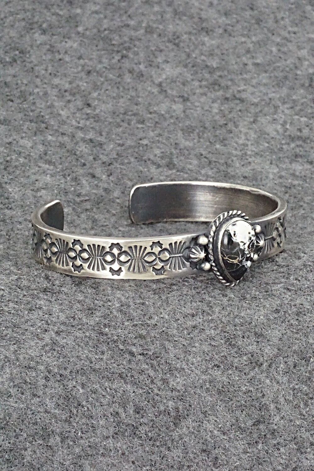 White Buffalo & Sterling Silver Bracelet - Mike Thompson