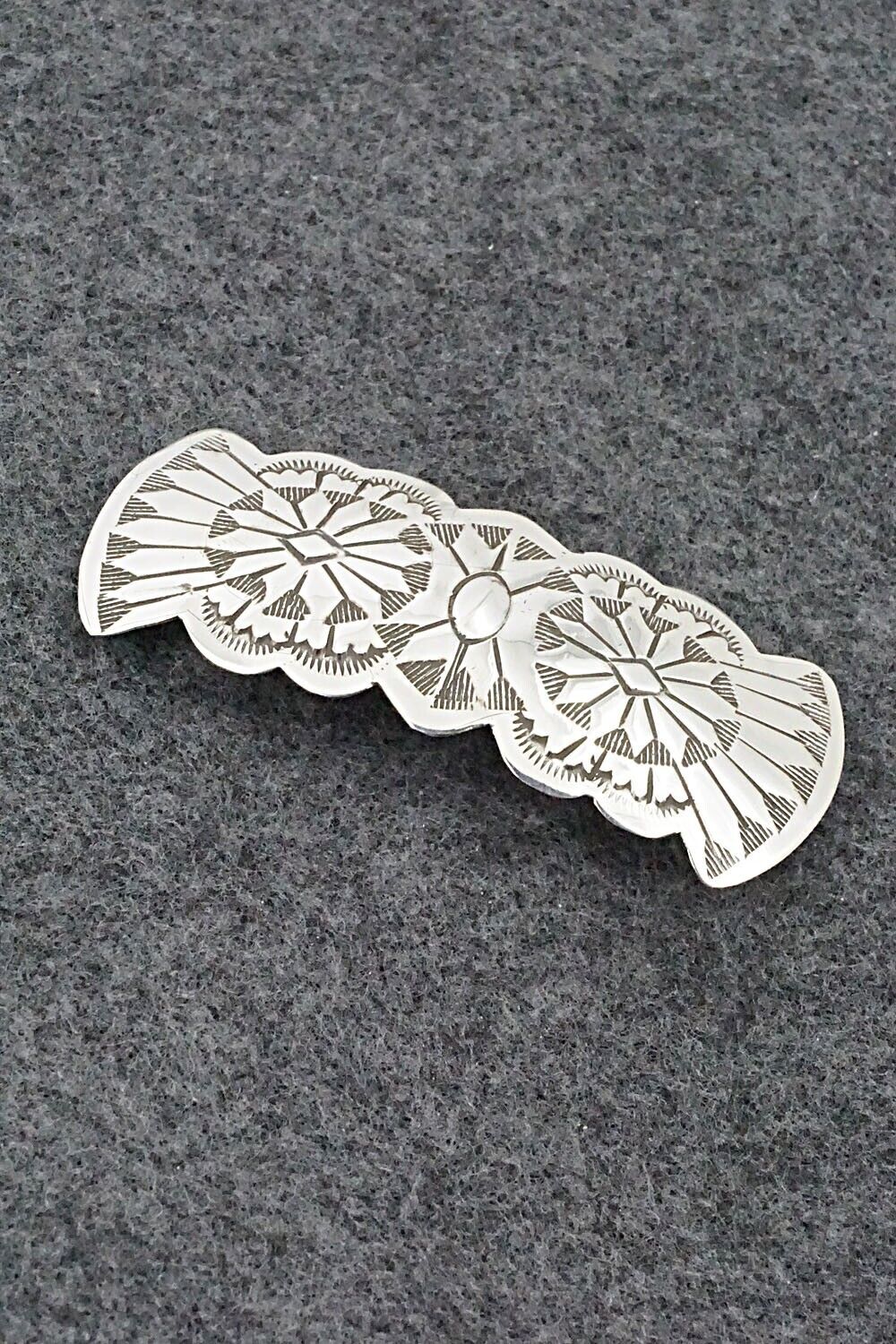 Sterling Silver Hair Barrette - Arlene Soce