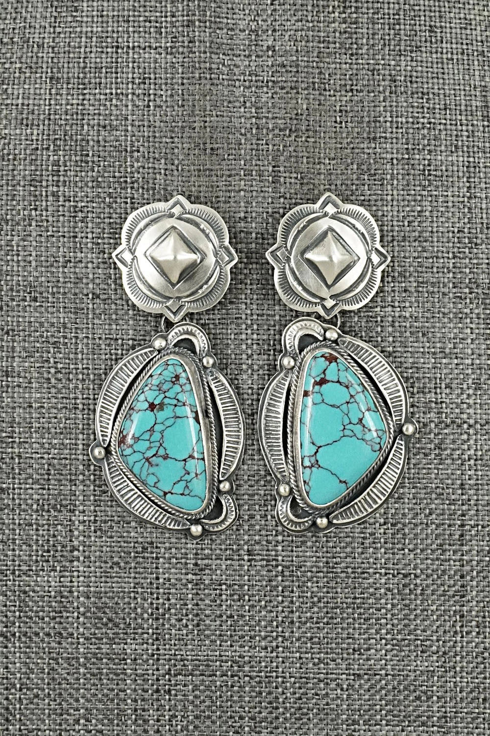 Turquoise & Sterling Silver Earrings - Randy Boyd