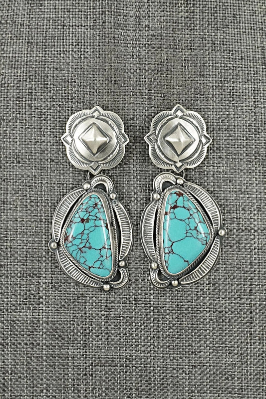 Turquoise & Sterling Silver Earrings - Randy Boyd