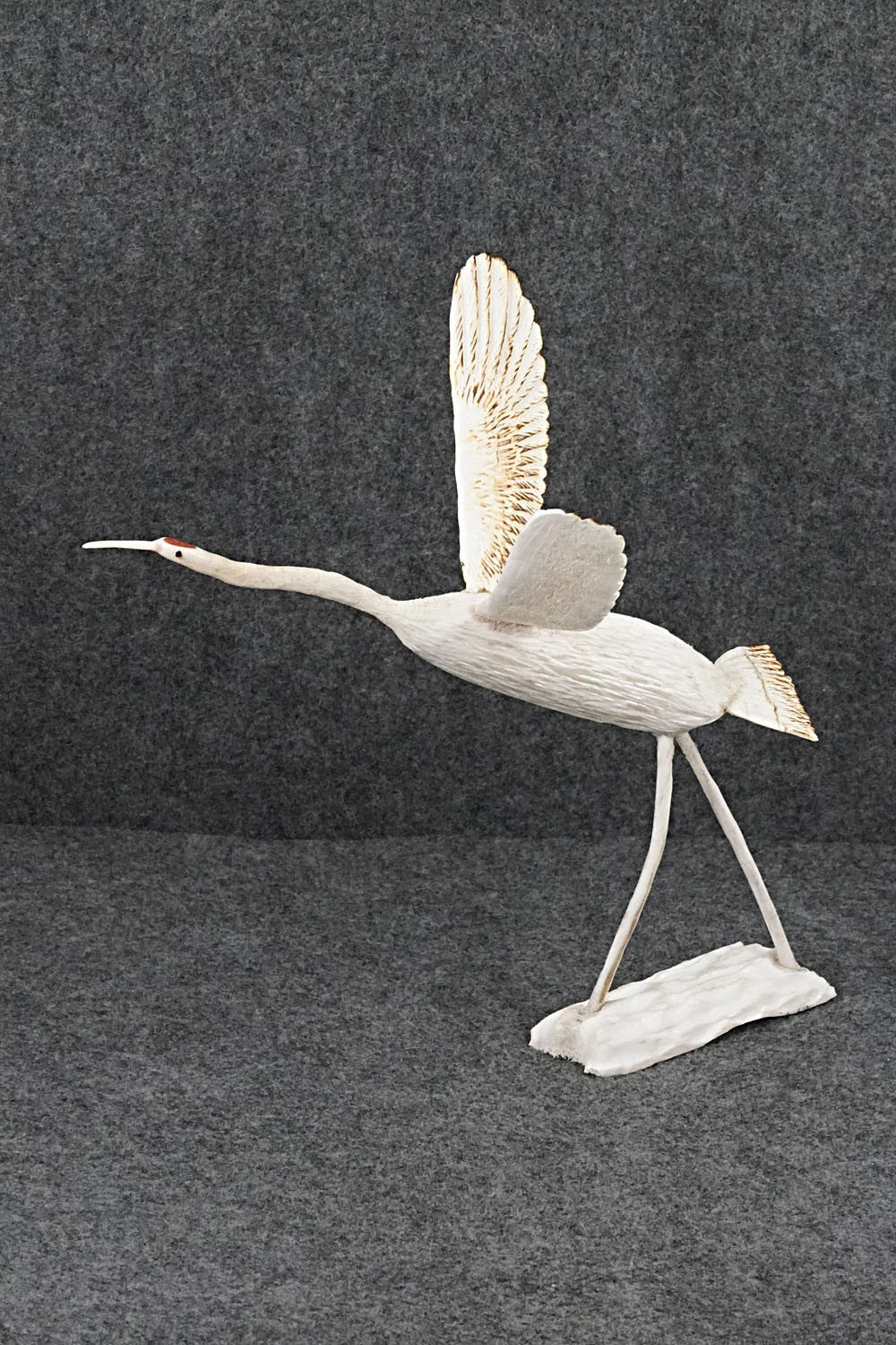 Sandhill Crane Zuni Fetish Carving - Ruben Najera