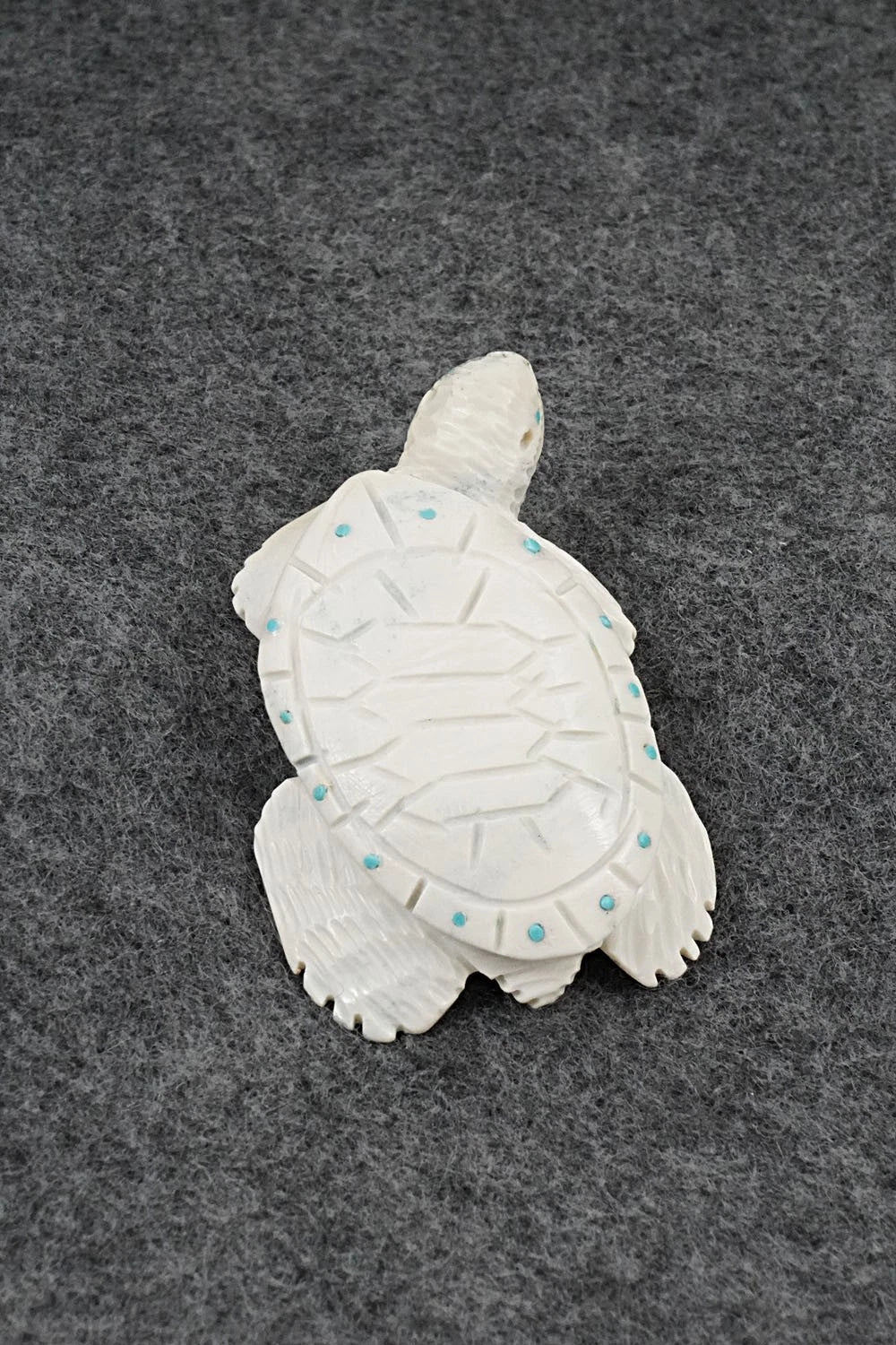 Turtle Zuni Fetish Carving - Adrian Cachini