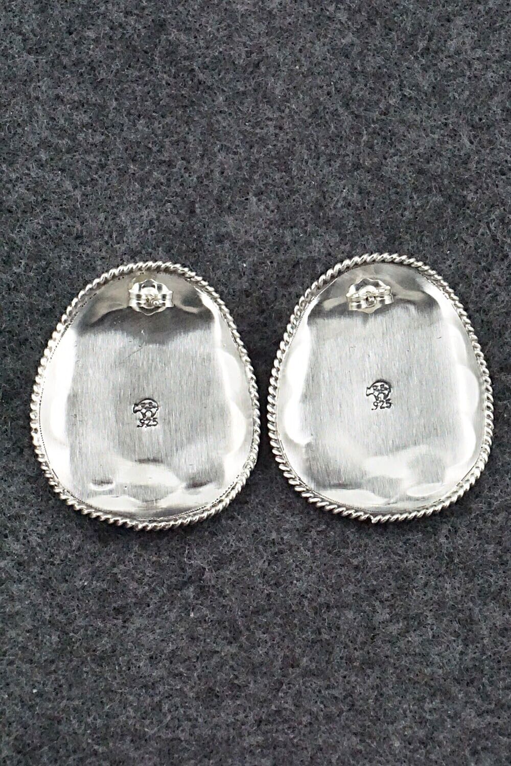Turquoise & Sterling Silver Earrings - Bobby Platero