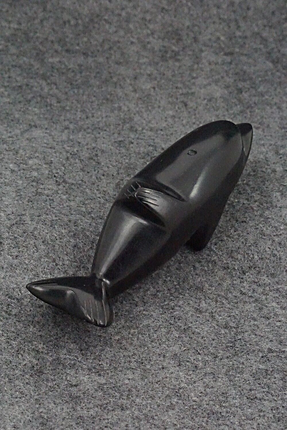 Dolphin Zuni Fetish Carving - Herbert Halate