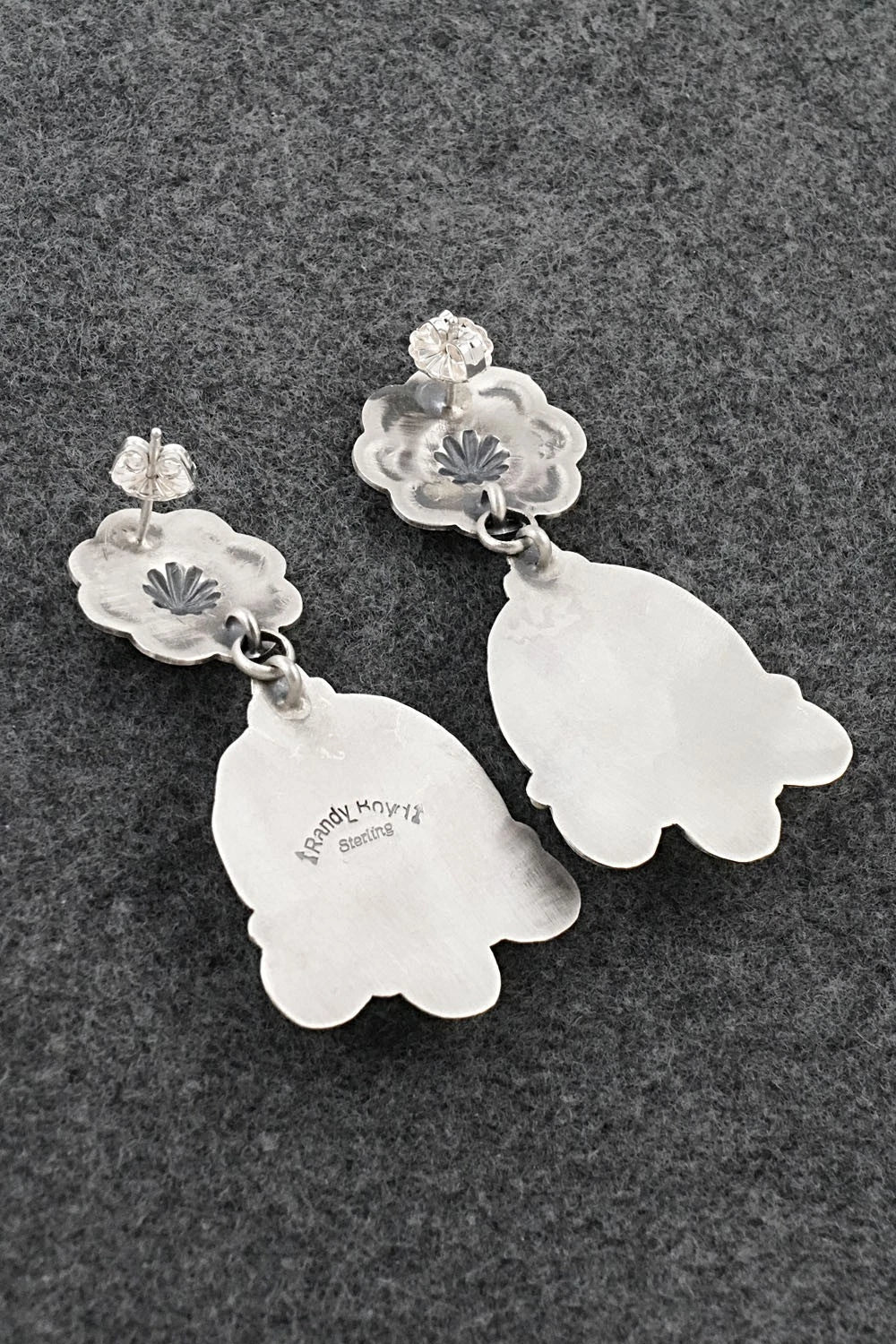 Turquoise & Sterling Silver Earrings - Randy Boyd