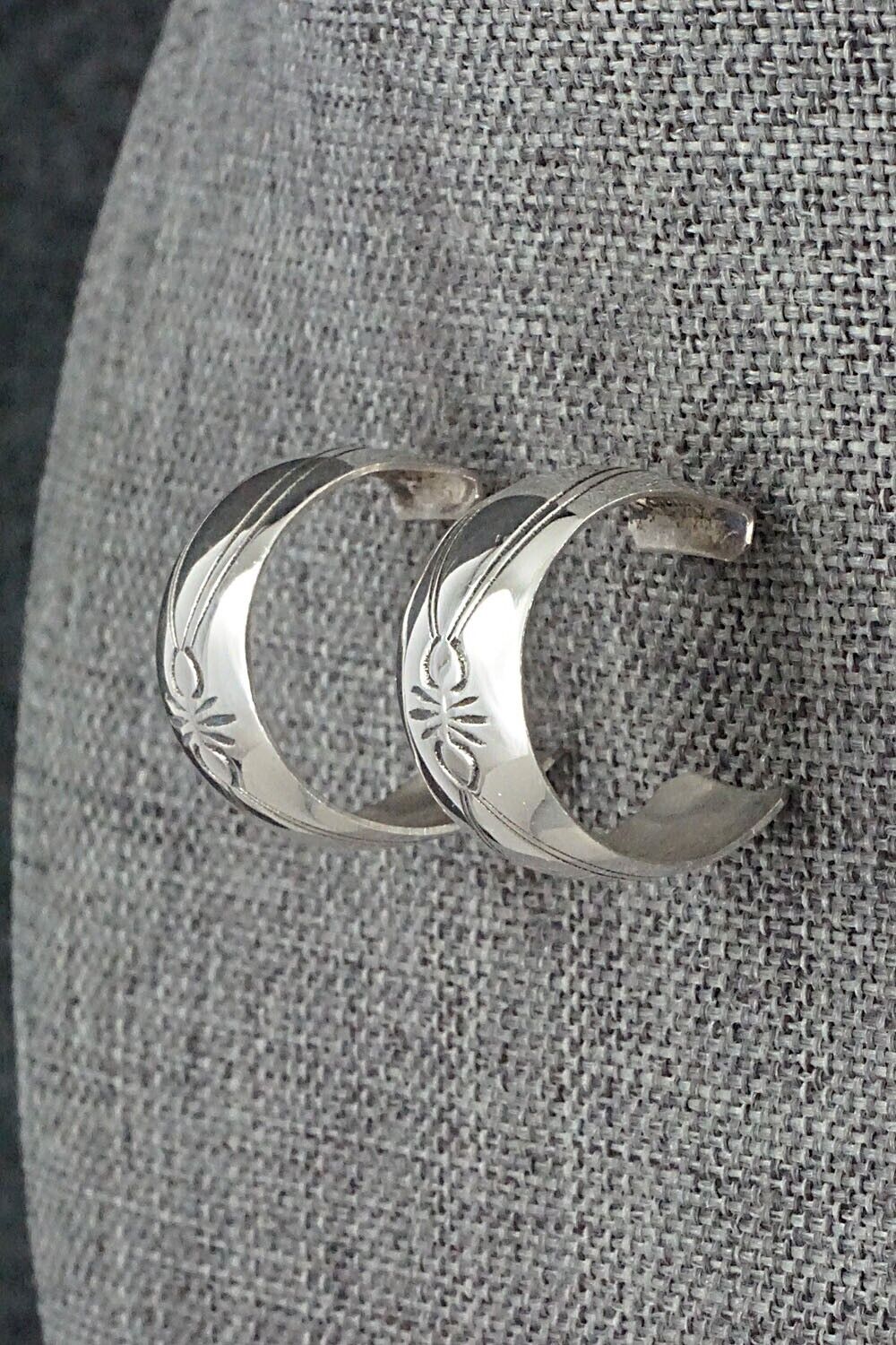 Sterling Silver Hoop Earrings - Nova Ashley