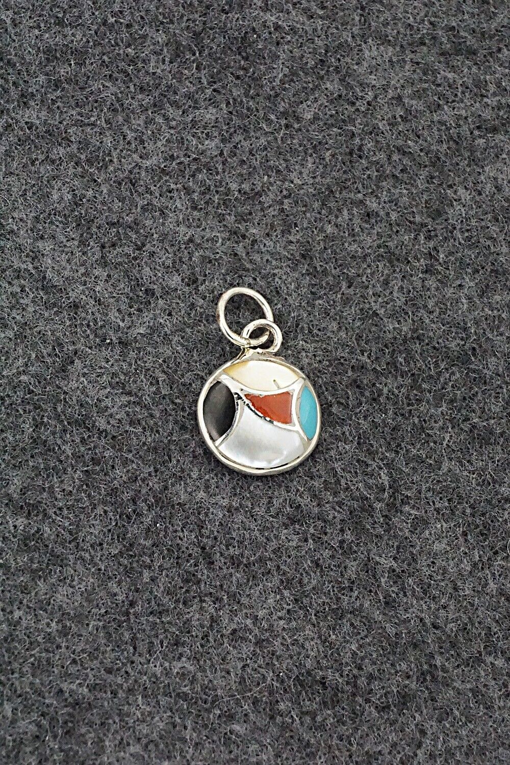 Multi-Stone & Sterling Silver Pendant - Orena Leekya