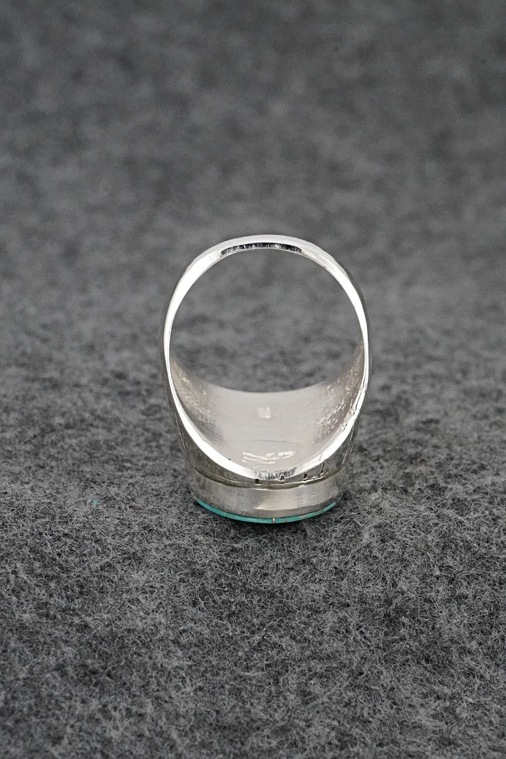 Turquoise & Sterling Silver Ring - Wilbert Muskett Jr. - Size 10