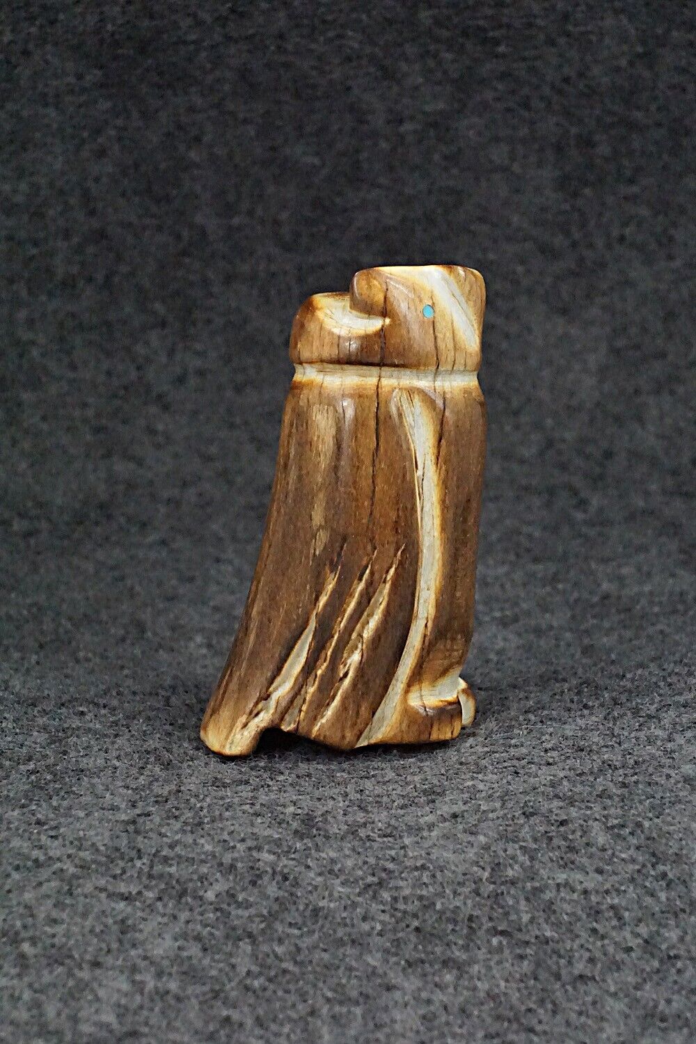 Owl Zuni Fetish Carving - Patrick Wallace