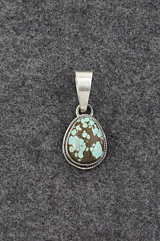 Turquoise & Sterling Silver Pendant - Randy Billy