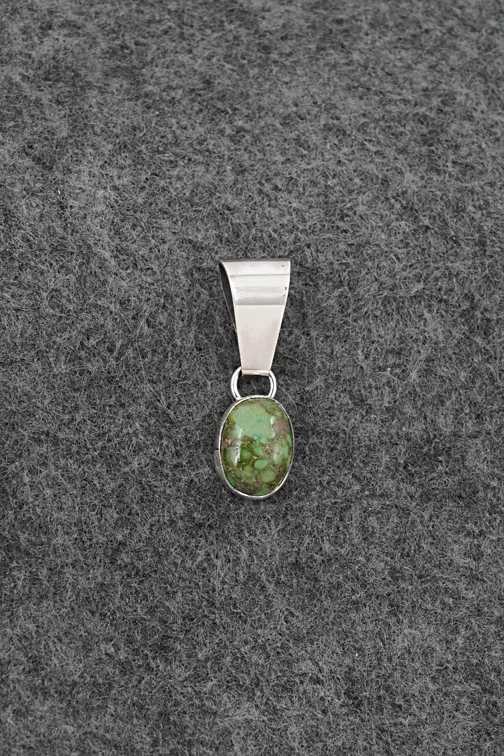 Turquoise & Sterling Silver Pendant - Rosemary Saunders
