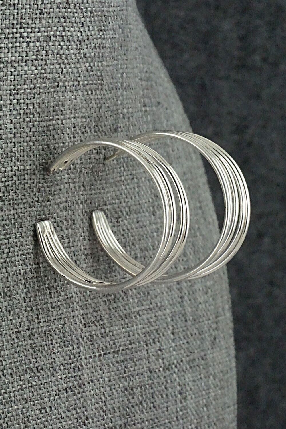 Sterling Silver Hoop Earrings - Janet Smith