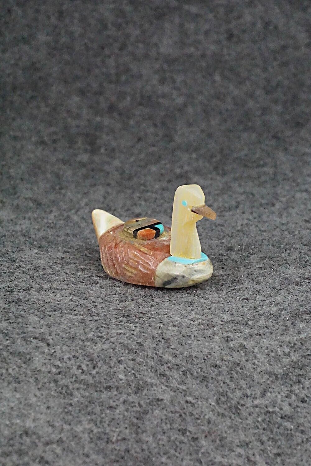 Duck Zuni Fetish Carving - Darrin Boone