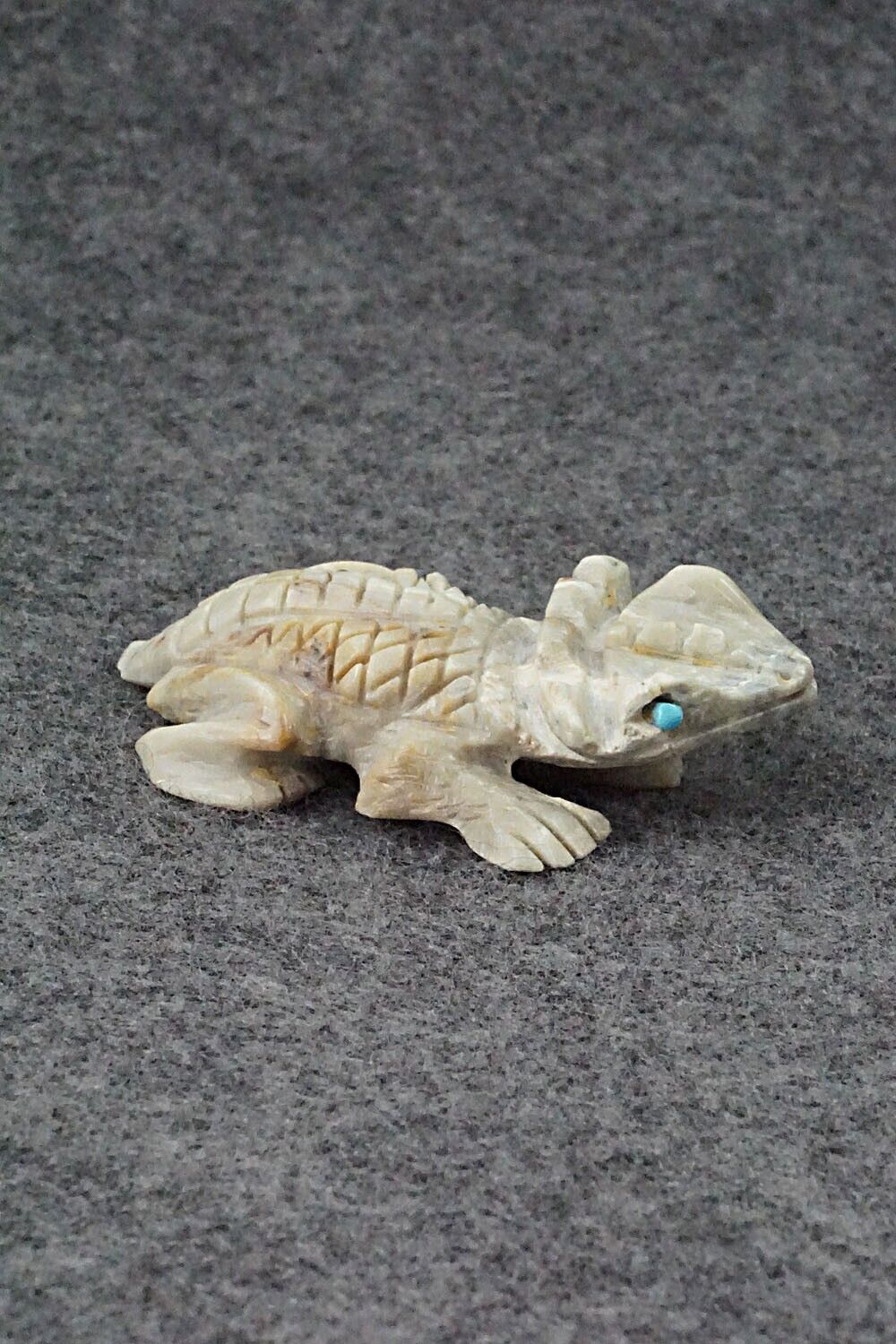 Horned Toad Zuni Fetish Carving - Dana Malani