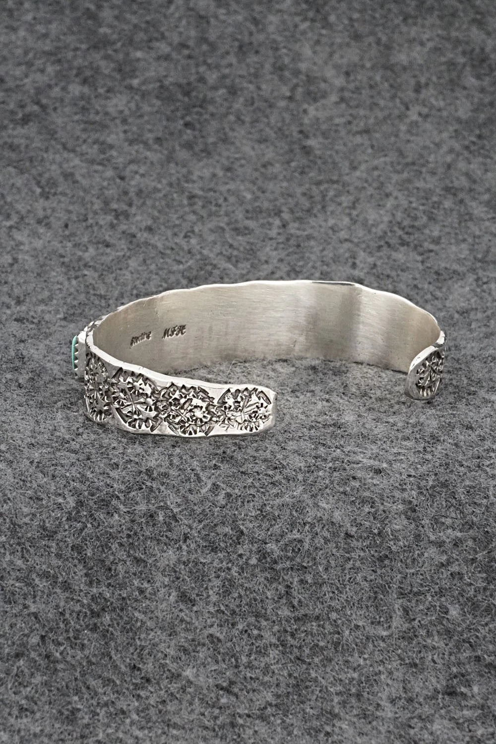 Turquoise & Sterling Silver Bracelet - Murray Hannaweeka