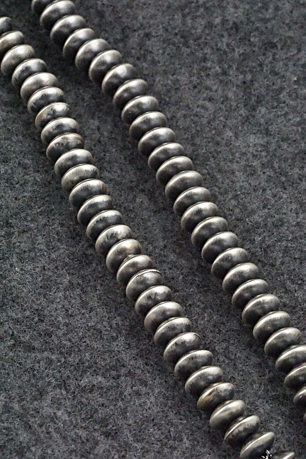 Sterling Silver Navajo Pearl Necklace - Dorinda Mariano