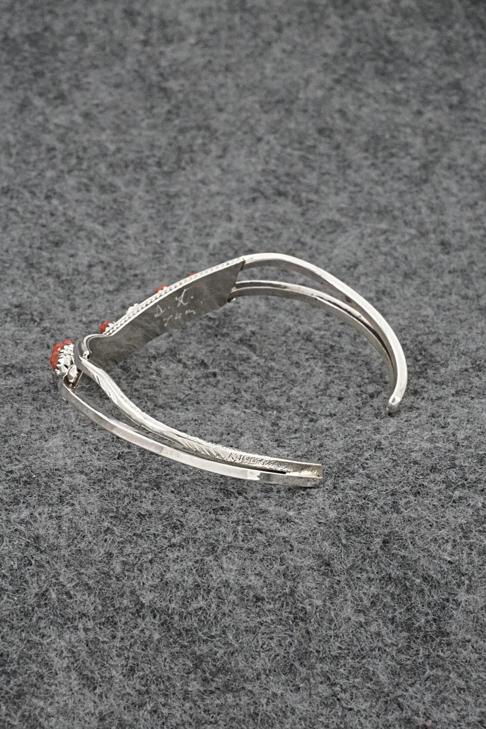 Coral & Sterling Silver Bracelet - Susie Livingston