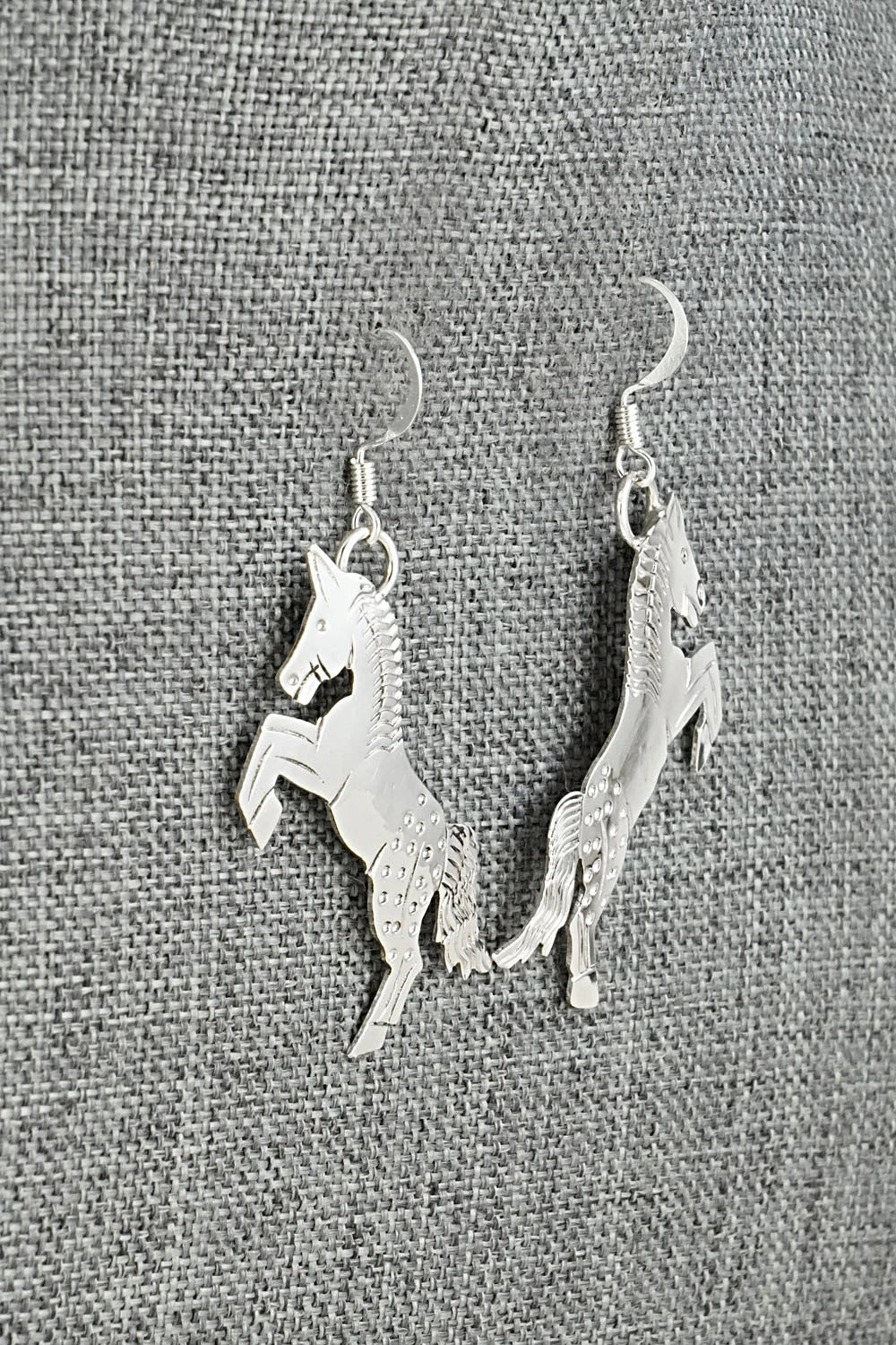 Sterling Silver Earrings - Louise Yazzie
