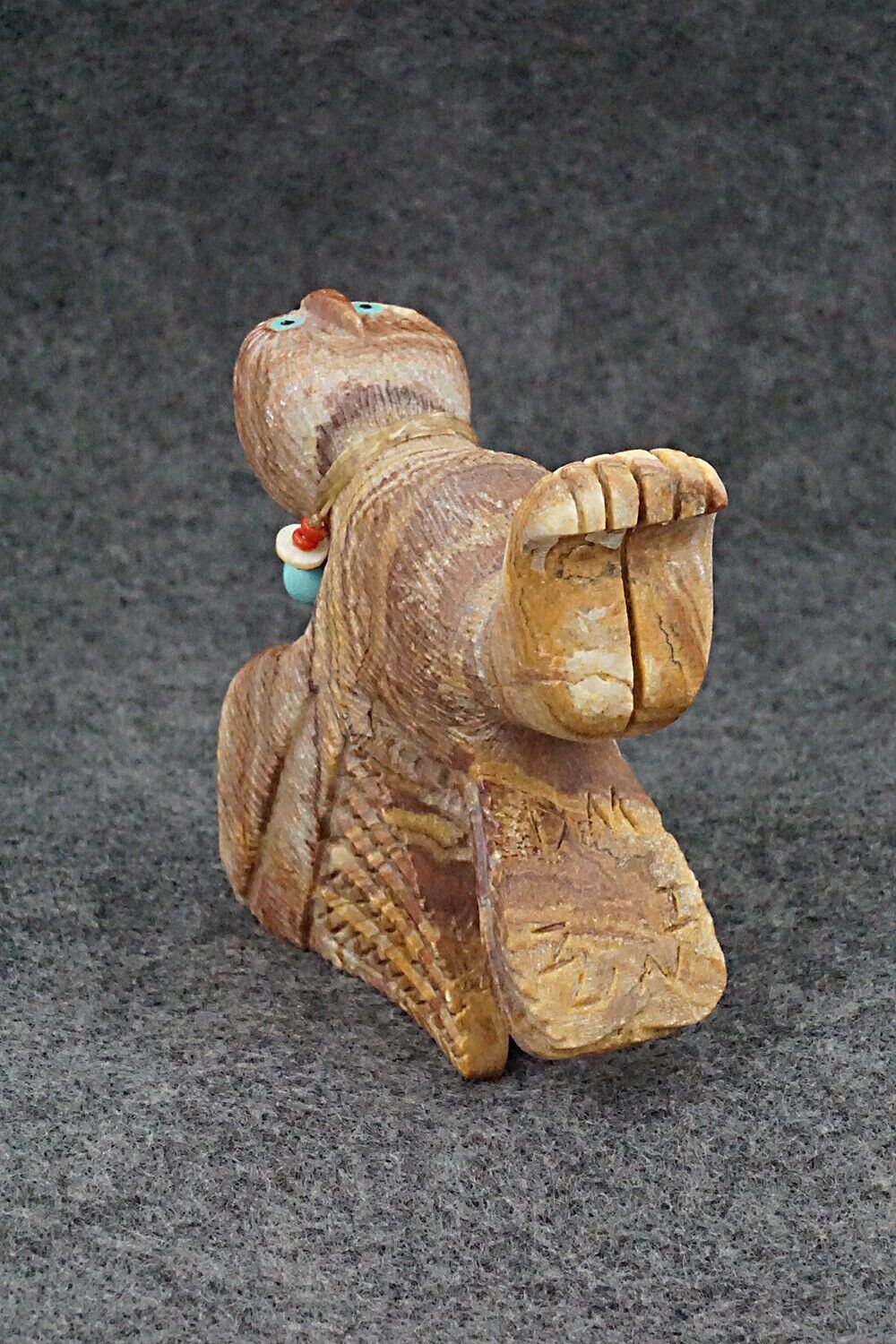 Owl Zuni Fetish Carving - Douglas Martza