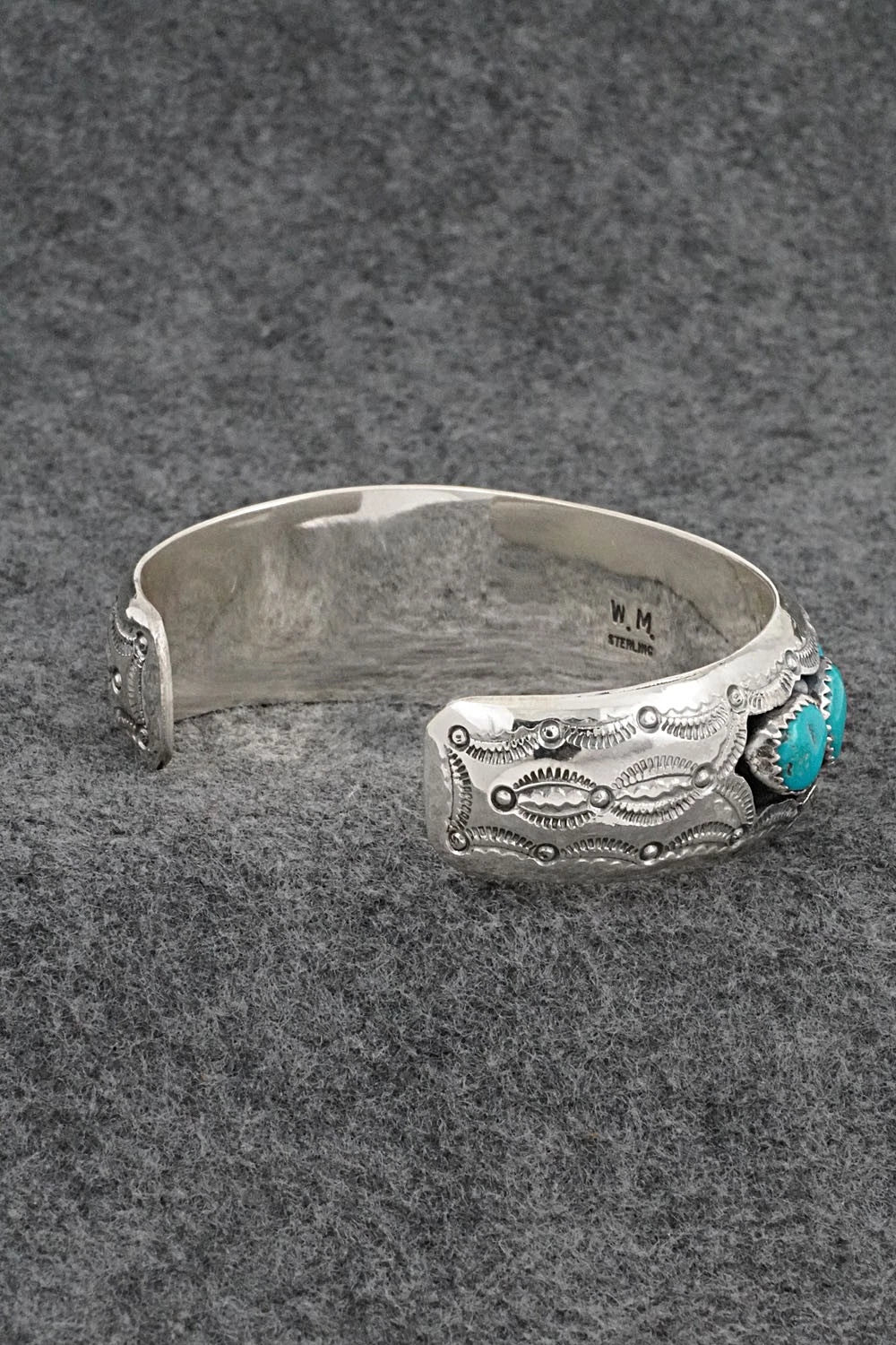 Turquoise & Sterling Silver Bracelet - Wilbert Muskett Sr.