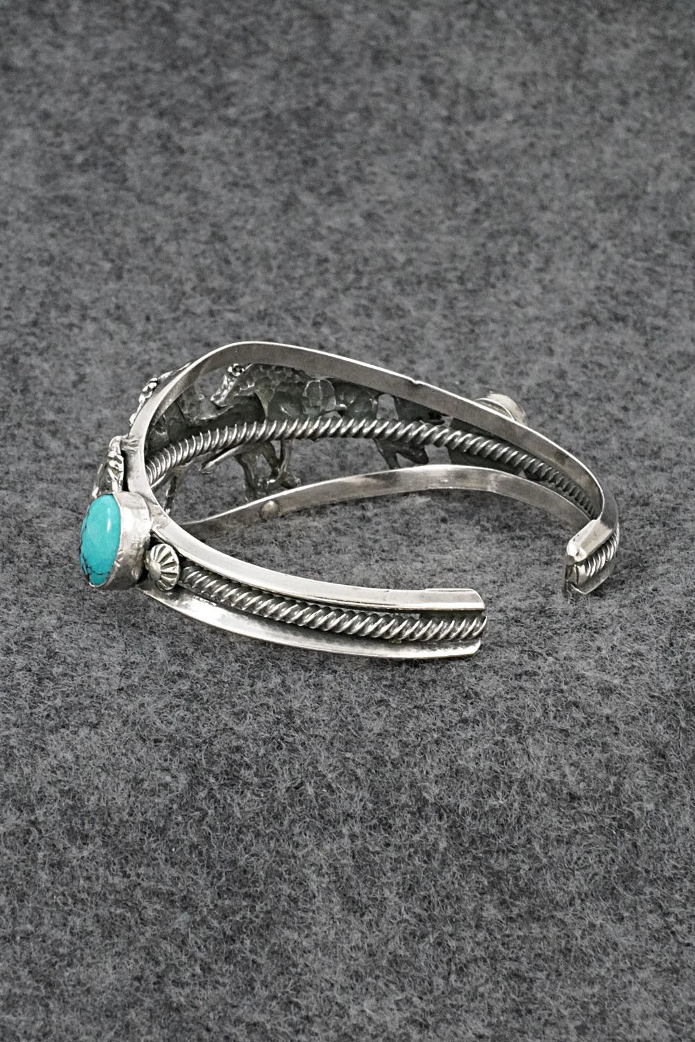 Turquoise & Sterling Silver Bracelet - Bobby Platero