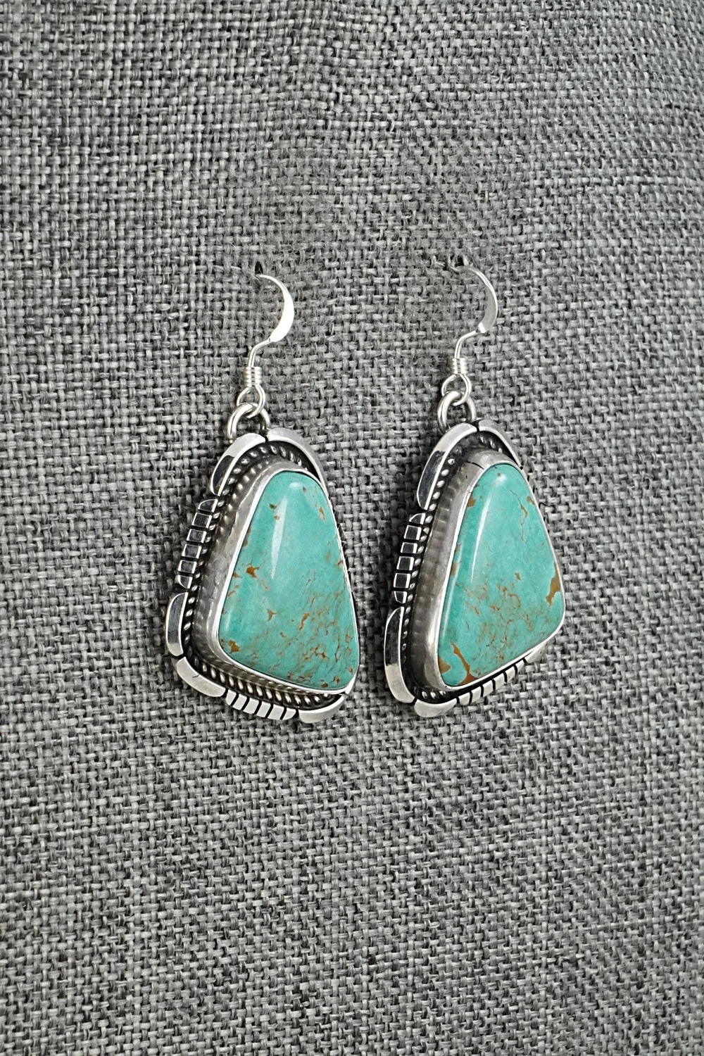 Turquoise & Sterling Silver Earrings - Irene Kee