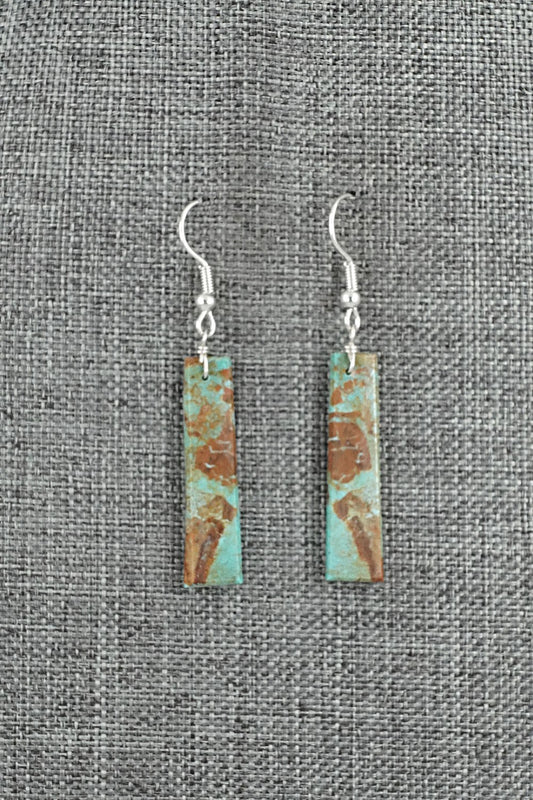 Turquoise & Sterling Silver Earrings - Tammy Nolcot