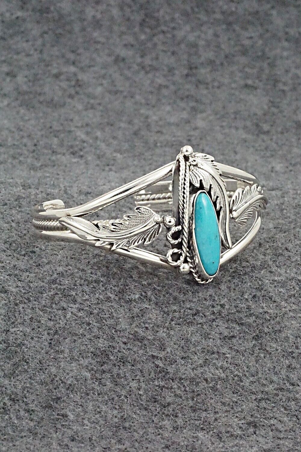 Turquoise & Sterling Silver Bracelet - Andrew Vandever
