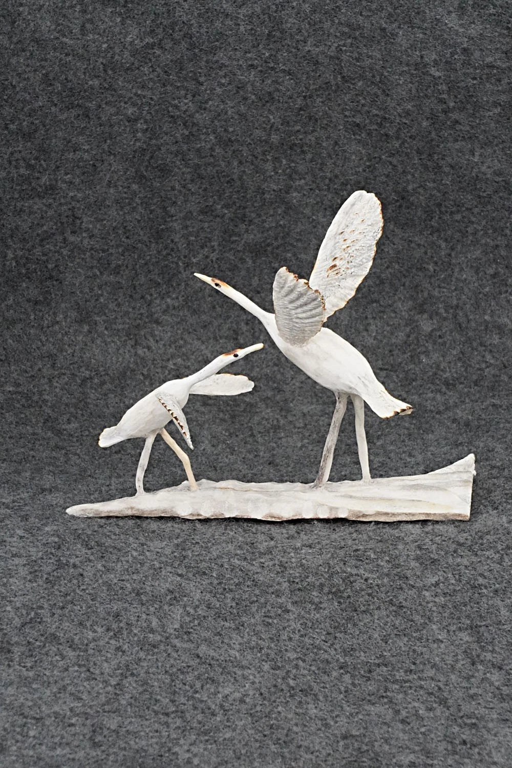 Sandhill Crane Zuni Fetish Carving - Ruben Najera