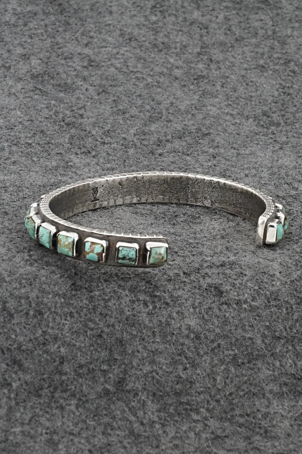 Turquoise & Sterling Silver Bracelet - Ernest Rangel
