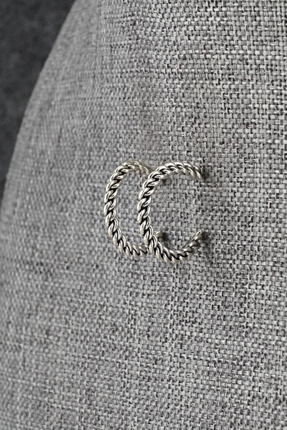 Sterling Silver Hoop Earrings - Elaine Tahe