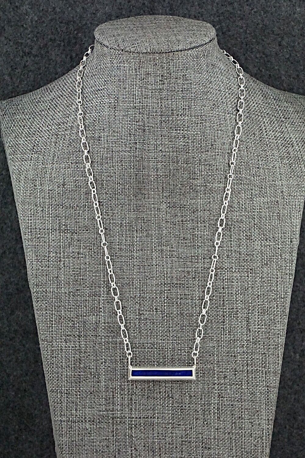 Lapis & Sterling Silver Necklace - Troy Natachu