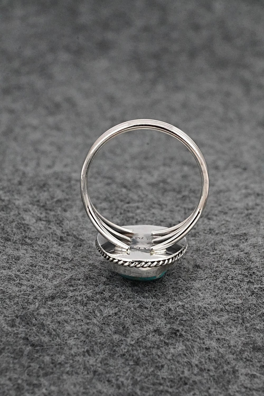 Turquoise & Sterling Silver Ring - Rena Begay - Size 10