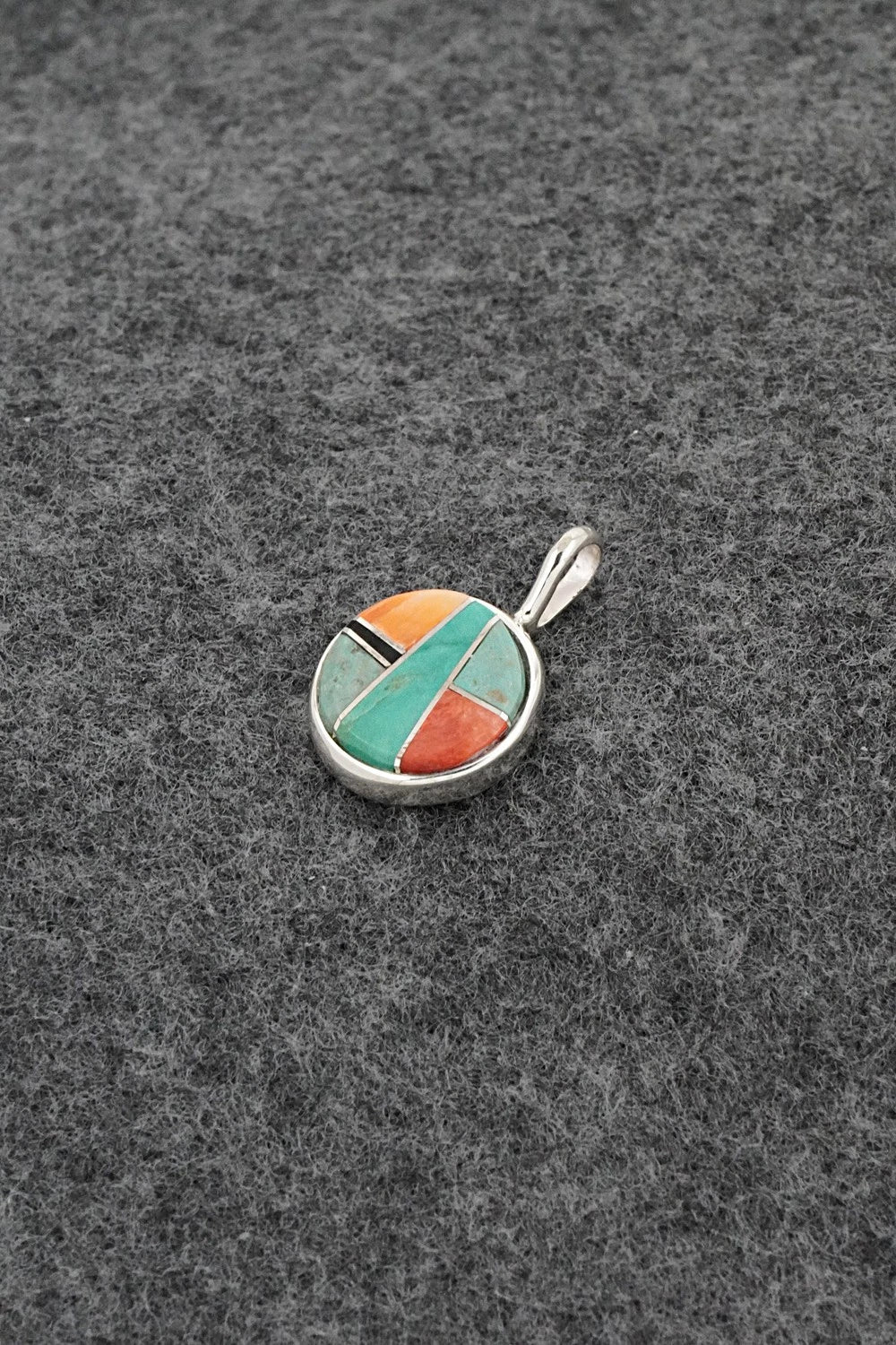 Multi-Stone & Sterling Silver Pendant - Joseph Martinez