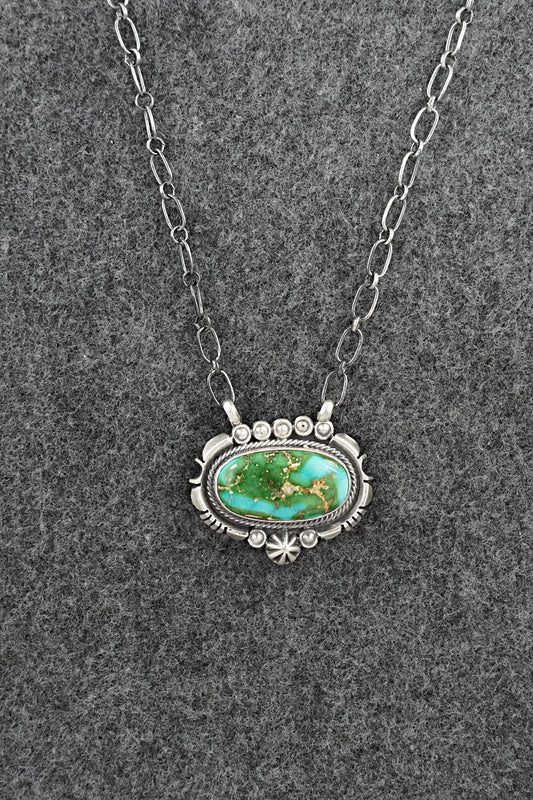Turquoise & Sterling Silver Necklace - Daniel Benally