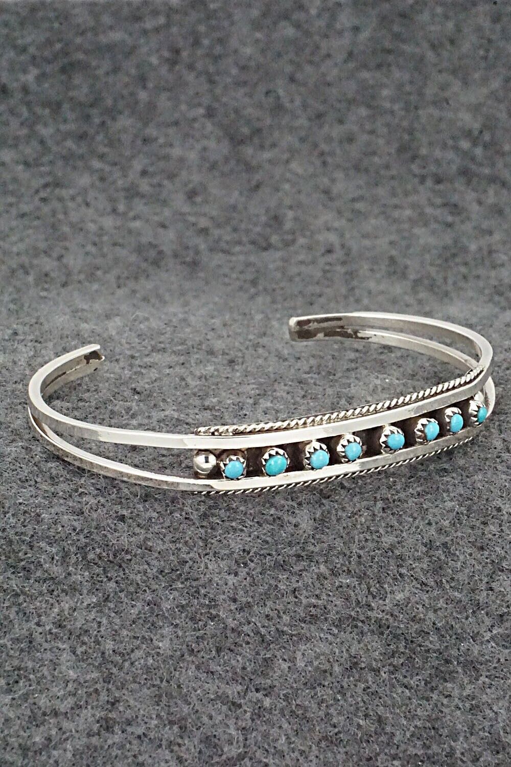 Turquoise & Sterling Silver Bracelet - Susie Livingston