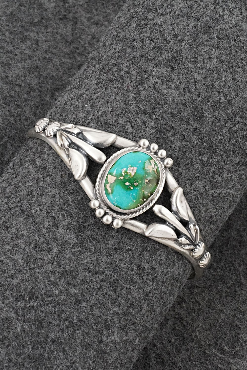 Turquoise & Sterling Silver Bracelet - Bobby Platero