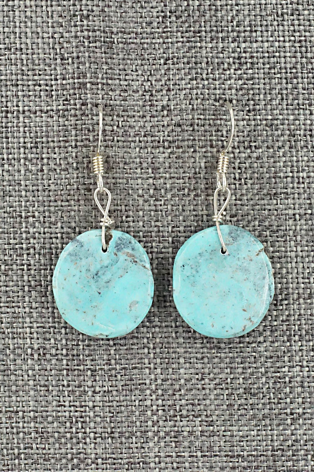 Turquoise & Sterling Silver Earrings - Joe Garcia
