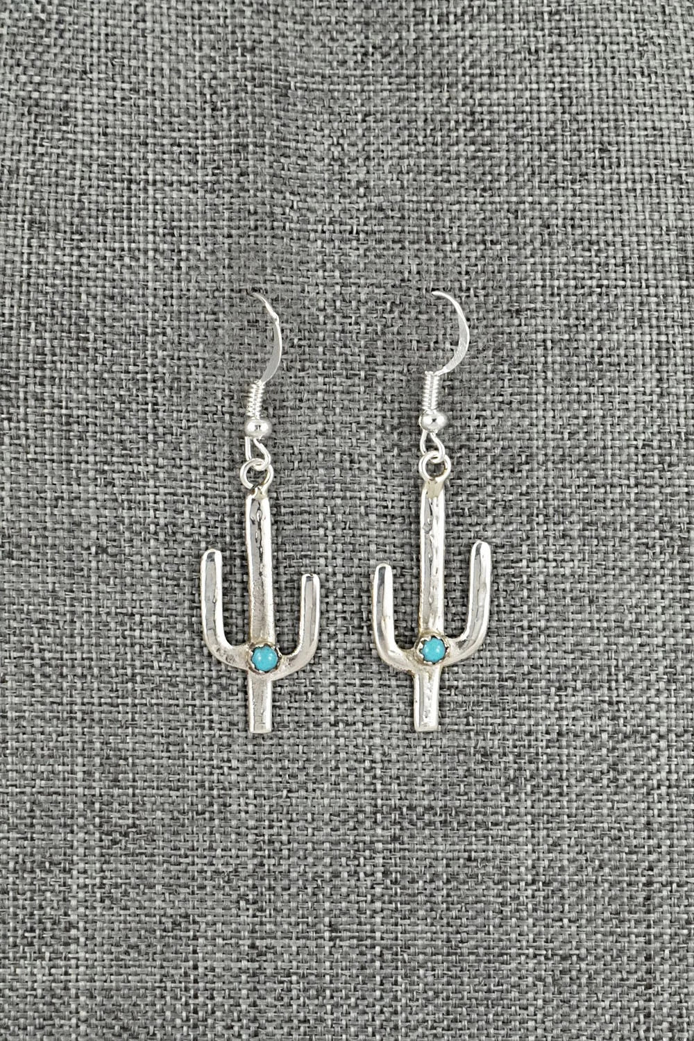 Turquoise & Sterling Silver Earrings - Lorraine Chee