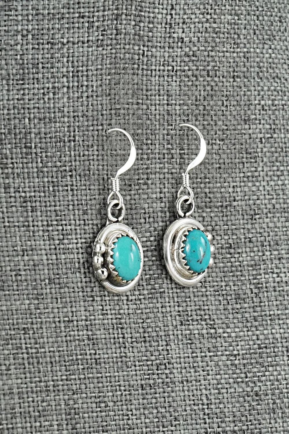Turquoise & Sterling Silver Earrings - Rita Largo