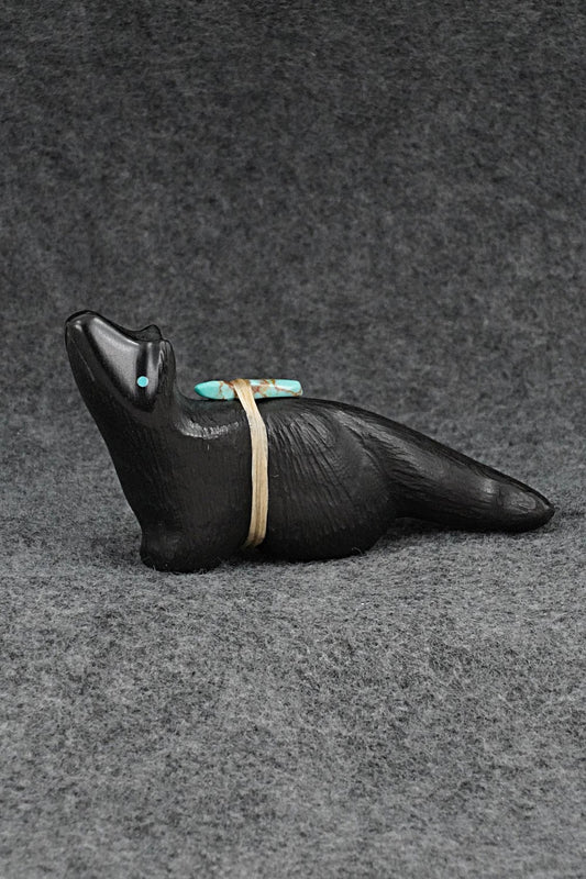 Wolf Zuni Fetish Carving - Herbert Halate