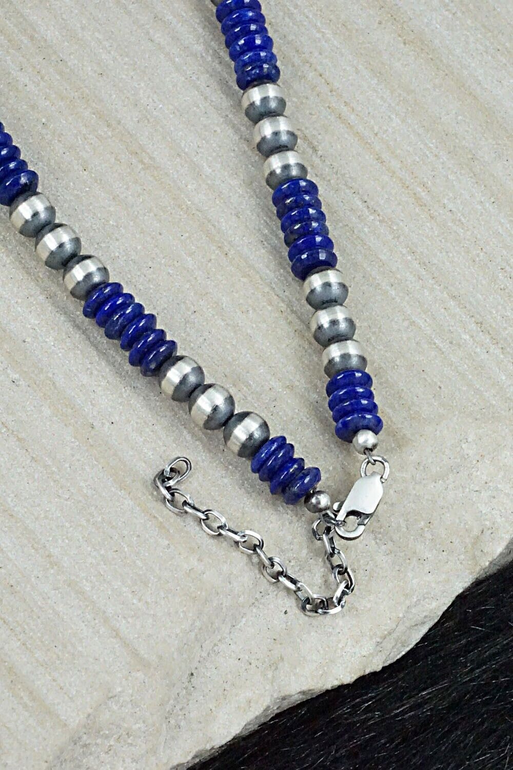 Lapis & Sterling Silver Necklace - Doreen Jake