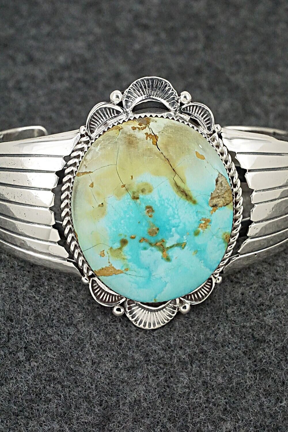 Turquoise & Sterling Silver Bracelet - Anthony Brown