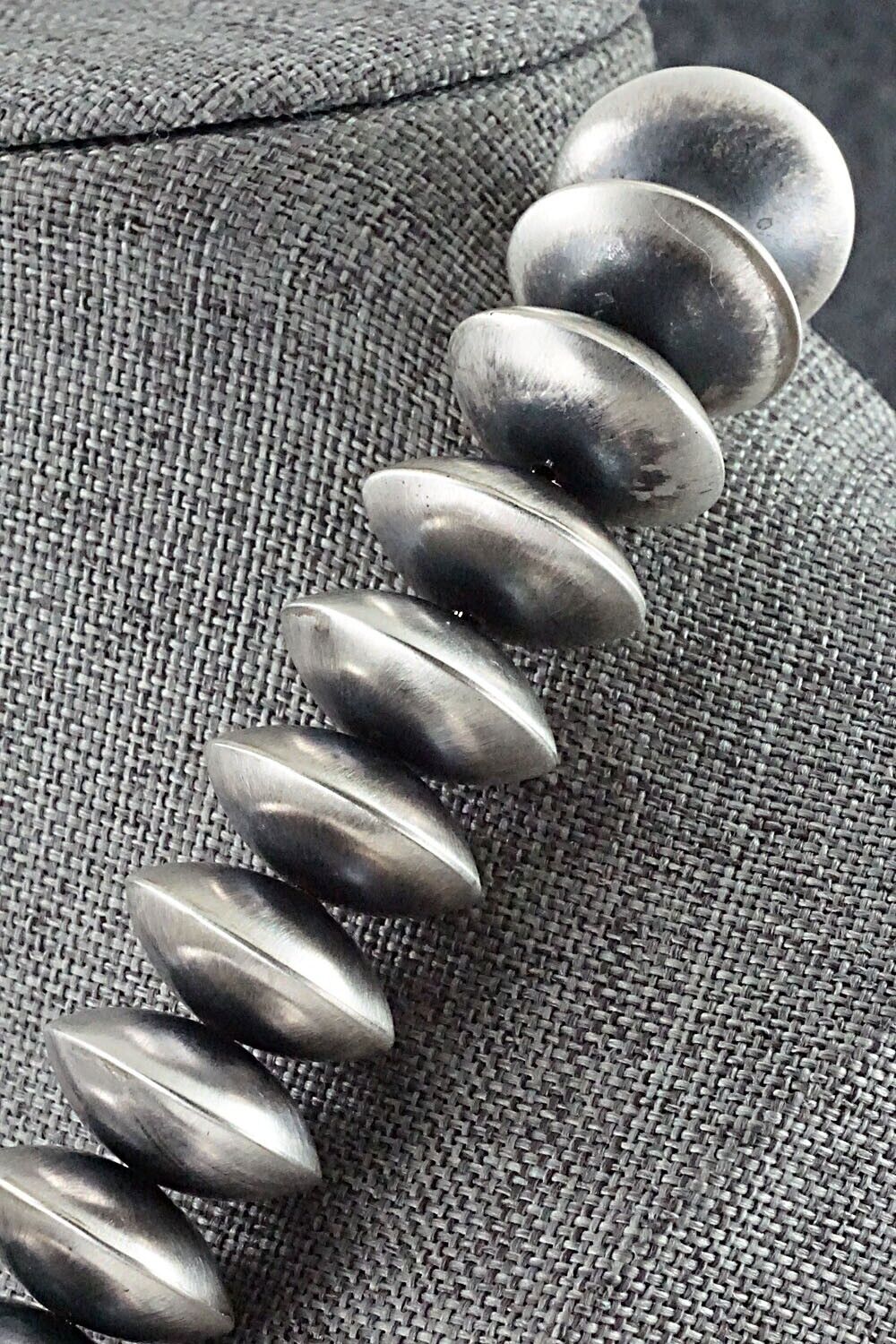 Sterling Silver Navajo Pearl Necklace - Bryannen Halwood
