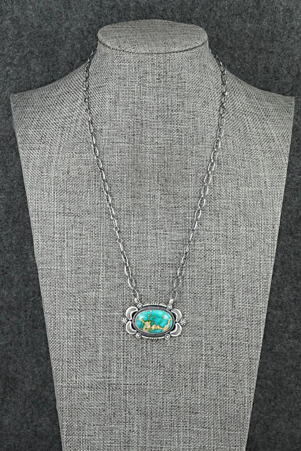 Turquoise & Sterling Silver Necklace - Daniel Benally