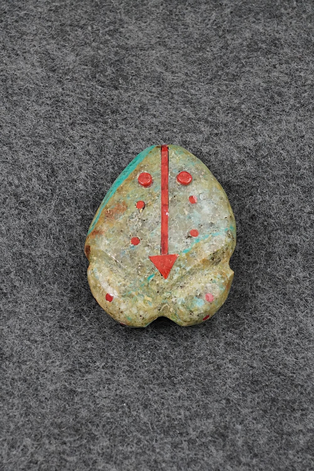 Frog Zuni Fetish Carving - Bernard Laiwekete