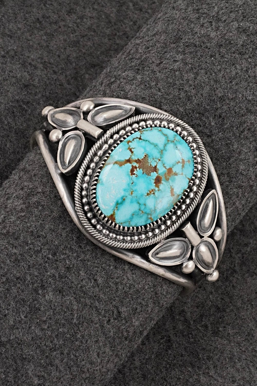 Turquoise & Sterling Silver Bracelet - Mark Yazzie