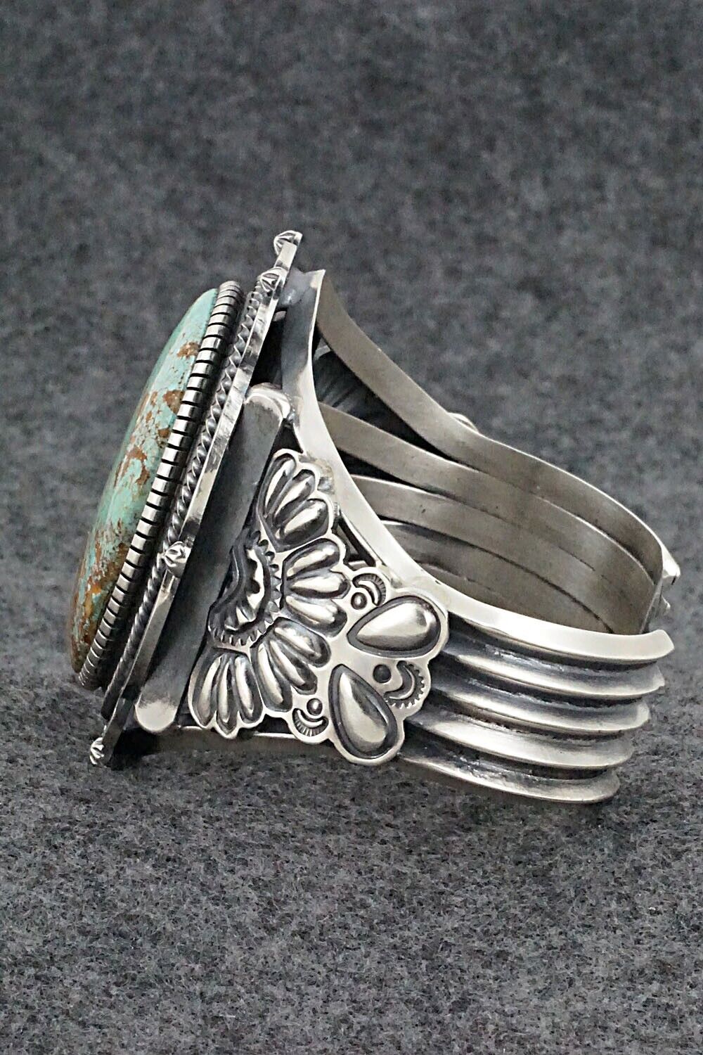 Turquoise & Sterling Silver Bracelet - Hank Vandever